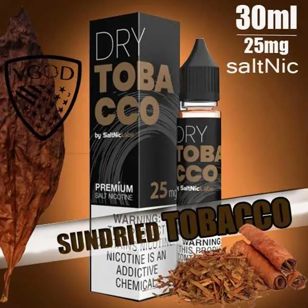 سالت تنباکو خشک ویگاد VGOD DRY TOBACCO با طعم خالص تنباکو