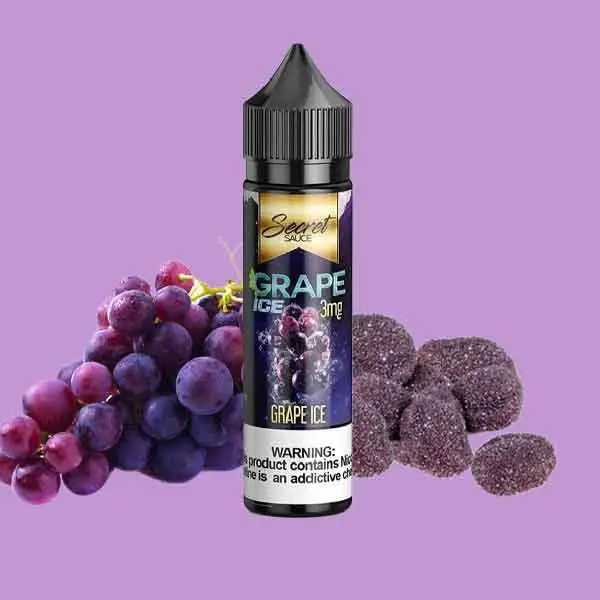 جویس انگور سکرت ساس (SECRET SAUCE Grape) با طعم انگور سیاه شرابی
